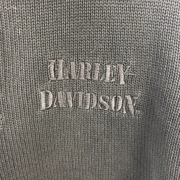 Harley-Davidson Men’s Quarter Zip Pullover – Size M - Picture 4 of 6
